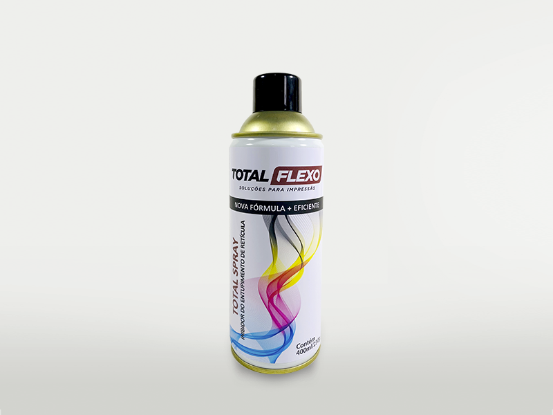 Total Spray - Inibidor de Entupimento de Retícula - TotalFlexo - Soluções Para Impressão